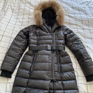 Rudsak Ladies Winter Coat with Racoon Fur Trim